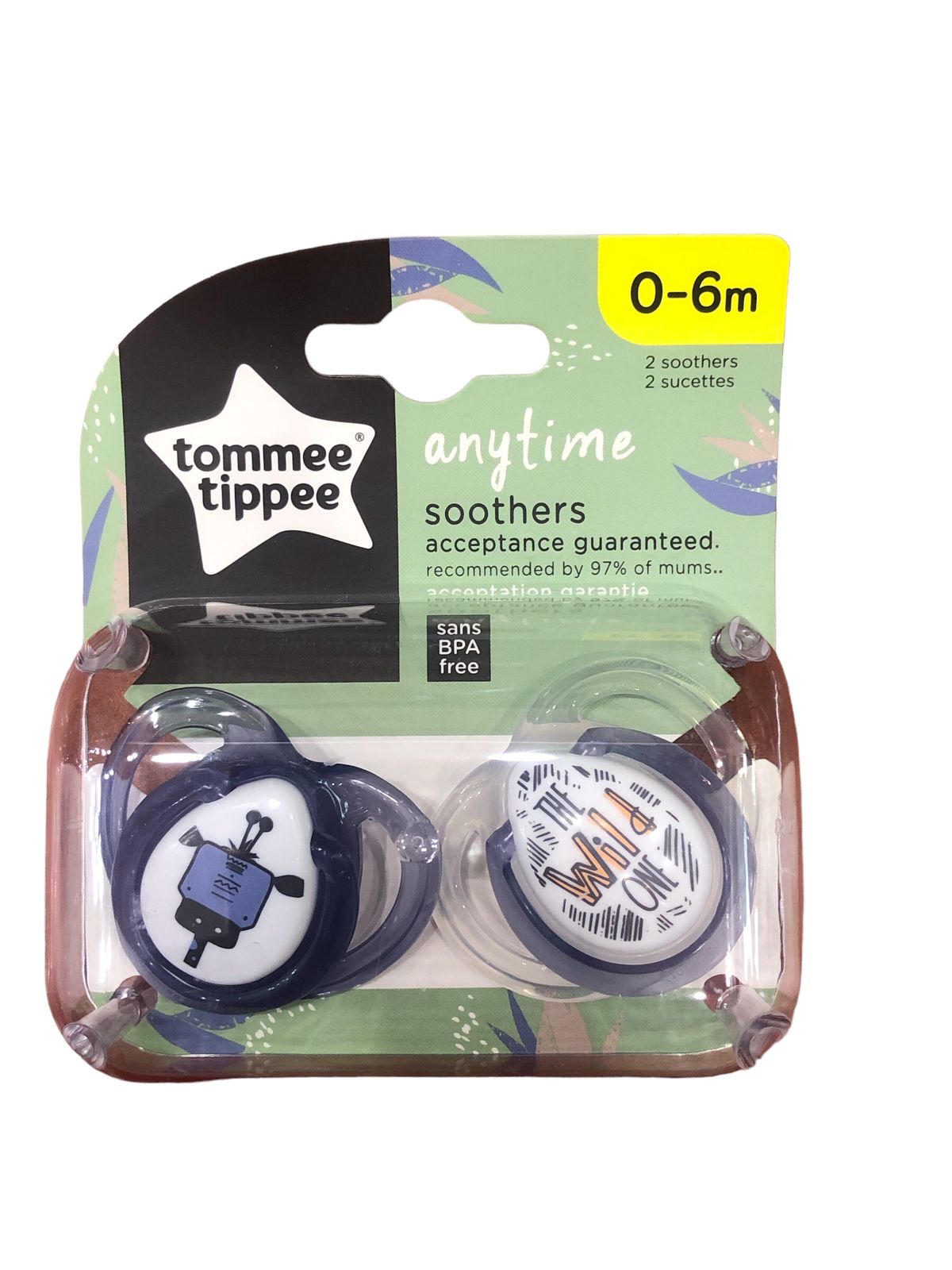 Tommee Tippee Closer to Nature Anytime Soother (0 - 6 Months