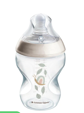 Tommee Tippee Natural Start 9OZ Feeding Bottle 260ml in Snail Print