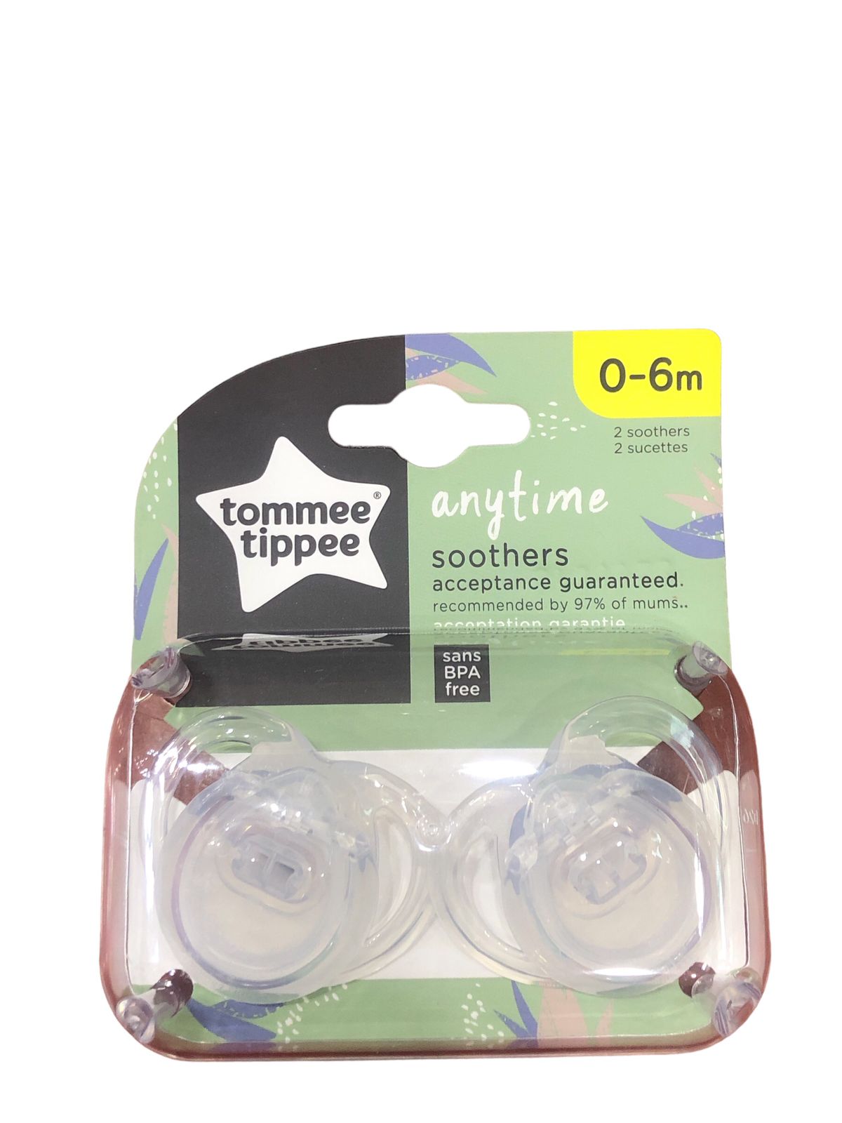 Tommee Tippee Closer to Nature Anytime Soother (0 - 6 Months