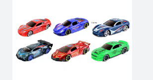 6 pcs Metal Die Cast cars for kids