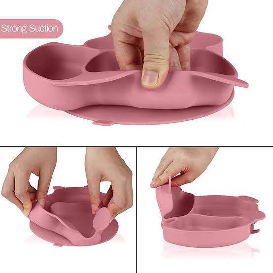 Baby silicon baby feeding set