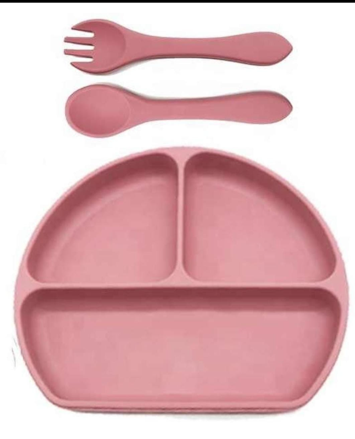 Baby silicon baby feeding set