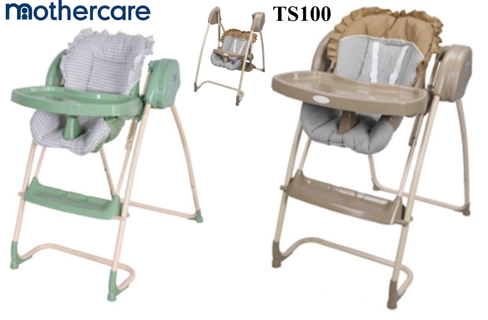 Mothercare 2 in 1 auto electric swing & high chair