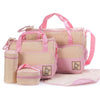 Baby diaper  bag 5 pec set nappy bag set 0m+