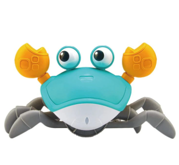 Crawling Crab Baby Toy Baby Musical Toys For Toddlers 1-3 Tummy Time Toys With Music Sounds