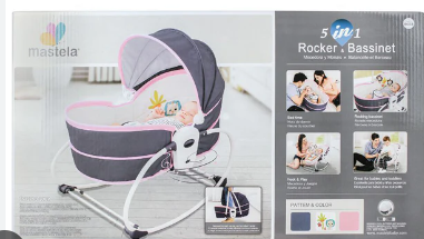 5 In 1 Deluxe Mastela Rocker Basinet sWING