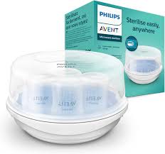 New Philips Avent Microwave Steam Sterilizer for Baby Bottles Pacifiers, Cups and More